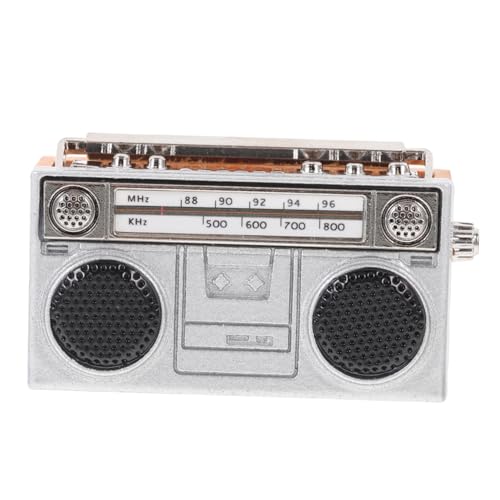 ERINGOGO Miniatur-Retro-Radio Mini-Radio- Mini- -Mini-Radio Spielhauszubehör Winziges Radio Im Vintage-Stil Mini Hausradio Modelle Mini- -dekore Winzige Radiomodelle Silver Holz ERINGOGO Miniatur-Retro-Radio Mini-Radio- Mini- -Mini-Radio Spielhauszubehör Winziges Radio Im Vintage-Stil Mini Hausradio Modelle Mini- -dekore Winzige Radiomodelle Silver Holz von ERINGOGO