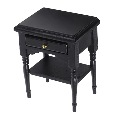 ERINGOGO Miniatur Schlafzimmer Deko Glatte Oberfläche Langlebiges Schrankmodell für DIY Puppenhaus Zubehör Realistisches Möbel Ornament von ERINGOGO