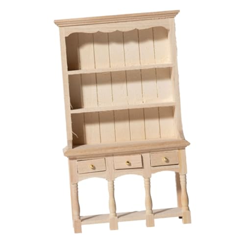 ERINGOGO Miniatur Schrank Modell für Puppenhaus Kleines Dekoratives Miniatur Aufbewahrungs und Aufräumschrank Zubehör für Mini Schlafzimmer und Esszimmer von ERINGOGO