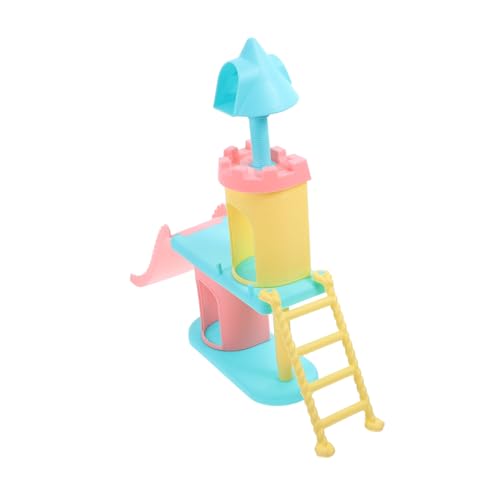 ERINGOGO Puppenhaus Zubehör Spielplatzmodell mit Rutsche für Miniatur Puppenhaus Kreatives Spielzeug Ornament Langlebig und Tragbar von ERINGOGO