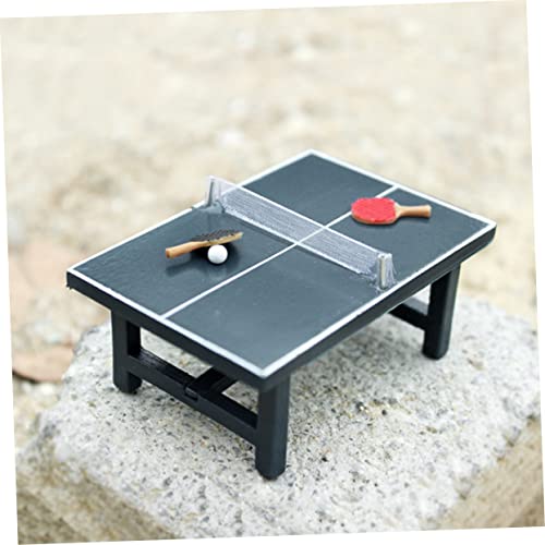 ERINGOGO Miniatur Tischtennistisch Miniatur Sportgerät Puppenhaus Zubehör Realistisch Handgefertigt Robust Glatte Kanten Fördert Fantasie und Kognitive Fähigkeiten ERINGOGO Miniatur Tischtennistisch Miniatur Sportgerät Puppenhaus Zubehör Realistisch Handgefertigt Robust Glatte Kanten Fördert Fantasie und Kognitive Fähigkeiten von ERINGOGO