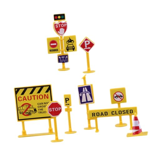 ERINGOGO Miniatur Verkehrsschilder Leichtes Verkehrszeichen Modell Lehrreiches Kinderspielzeug für Verkehrserziehung Kompakt Einfach zu Lagern Transportieren ERINGOGO Miniatur Verkehrsschilder Leichtes Verkehrszeichen Modell Lehrreiches Kinderspielzeug für Verkehrserziehung Kompakt Einfach zu Lagern Transportieren von ERINGOGO