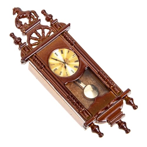 ERINGOGO Miniatur-Vintage-Römische Uhr Zubehör Puppenmöbel Uhr Puppenhausuhr Mini-Wanduhr kinderzimmer Uhr für Toy Puppenhaus Miniaturmöbel Metall Brown ERINGOGO Miniatur-Vintage-Römische Uhr Zubehör Puppenmöbel Uhr Puppenhausuhr Mini-Wanduhr kinderzimmer Uhr für Toy Puppenhaus Miniaturmöbel Metall Brown von ERINGOGO