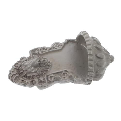 ERINGOGO Miniatur Wanddeko Löwenkopf aus Robustem Resin Detailreiche Outdoor Gartendekoration für Puppenhaus Wasserspiel und Kleine Teiche Wetterfestes Mini Haus Wandmodell für Garten und ERINGOGO Miniatur Wanddeko Löwenkopf aus Robustem Resin Detailreiche Outdoor Gartendekoration für Puppenhaus Wasserspiel und Kleine Teiche Wetterfestes Mini Haus Wandmodell für Garten und von ERINGOGO