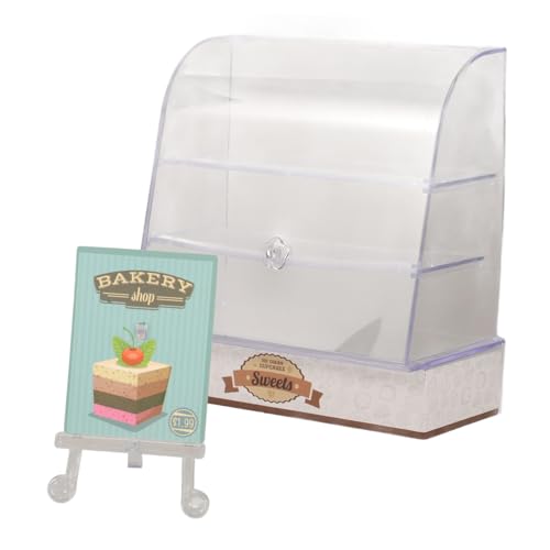 ERINGOGO Miniatur-kuchenschrank Vitrine Vitrine Anzeige Von Lebensmittelmodellen Klarsichtvitrine Für Figuren Miniaturgehäuse Bäckerei Vitrine Rock -vitrine -hülle Bäckerei-vitrine Plastik ERINGOGO Miniatur-kuchenschrank Vitrine Vitrine Anzeige Von Lebensmittelmodellen Klarsichtvitrine Für Figuren Miniaturgehäuse Bäckerei Vitrine Rock -vitrine -hülle Bäckerei-vitrine Plastik von ERINGOGO