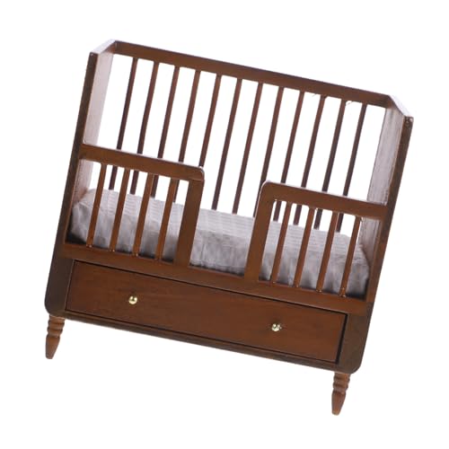 ERINGOGO Miniaturbett Aus Holz Für Puppenhäuser Kleines Bett Für Schlafzimmergestaltung Puppenhaus Zubehör Zur Dekoration Von Mini Häusern Und Kinderzimmern Realistisches ERINGOGO Miniaturbett Aus Holz Für Puppenhäuser Kleines Bett Für Schlafzimmergestaltung Puppenhaus Zubehör Zur Dekoration Von Mini Häusern Und Kinderzimmern Realistisches von ERINGOGO