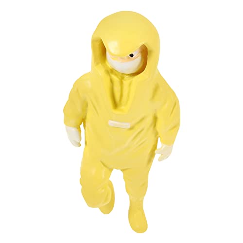 ERINGOGO Miniaturfiguren für Sandtisch Dekoration Lifelike Menschenmodelle aus Hochwertigem Material für Mikrolandschaften und Puppenhäuser Gelber Laborant ERINGOGO Miniaturfiguren für Sandtisch Dekoration Lifelike Menschenmodelle aus Hochwertigem Material für Mikrolandschaften und Puppenhäuser Gelber Laborant von ERINGOGO
