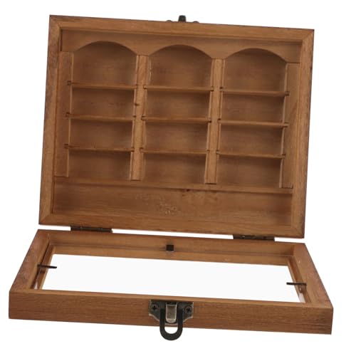 ERINGOGO Miniaturmöbel Puppenhaus Mini Bücherregal kleines bücherregal Puppenhaus Accessoires kleinmöbel deko Miniatur-Bücherregal Bücherregal für Puppenhausmöbel hölzern Light Brown ERINGOGO Miniaturmöbel Puppenhaus Mini Bücherregal kleines bücherregal Puppenhaus Accessoires kleinmöbel deko Miniatur-Bücherregal Bücherregal für Puppenhausmöbel hölzern Light Brown von ERINGOGO