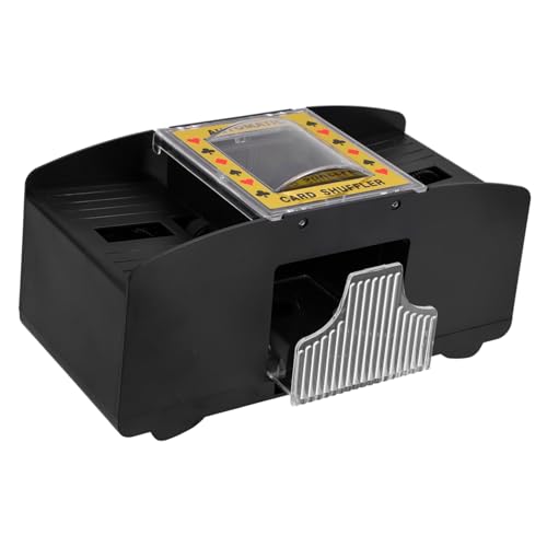 ERINGOGO Mischer automatisch Karte Party Maschine von Werkzeug Spielversorgung Zubehör für Pokerspiele Abs Black von ERINGOGO