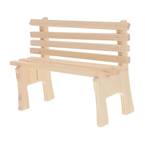 ERINGOGO Modell Einer Märchengartenbank Miniaturbank dekorativ Rasen modern Zubehör für Puppenhäuser klein für kinderspielzeug Puppenstubenbank Puppenhausmöbelzubehör Holz ERINGOGO Modell Einer Märchengartenbank Miniaturbank dekorativ Rasen modern Zubehör für Puppenhäuser klein für kinderspielzeug Puppenstubenbank Puppenhausmöbelzubehör Holz von ERINGOGO