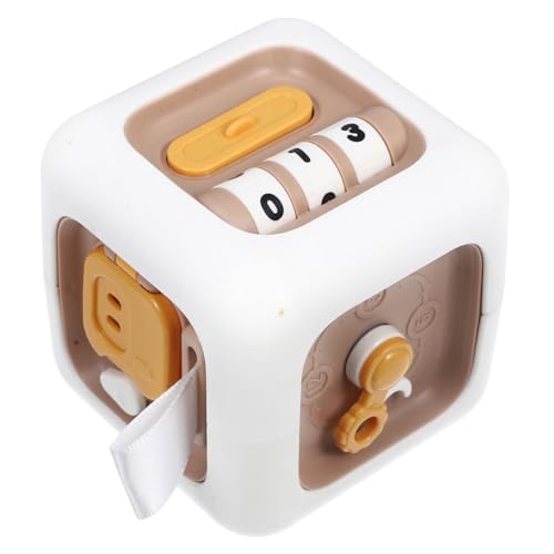 ERINGOGO Montessori Busy Cube für Kleinkinder Lernspielzeug für Reisen Motorische Fähigkeiten und Sensorische Entwicklung Sicher aus PP Material für Jahre Rosa von ERINGOGO