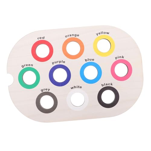 ERINGOGO Montessori Holz Farb-sortierbrett Lerntray Feinmotorik Entwicklung Sensorisches Frühförderung Kleinkinder Holzspielzeug ERINGOGO Montessori Holz Farb-sortierbrett Lerntray Feinmotorik Entwicklung Sensorisches Frühförderung Kleinkinder Holzspielzeug von ERINGOGO