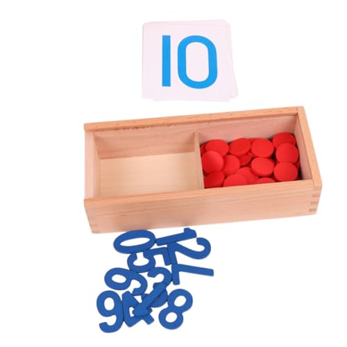 ERINGOGO Montessori Holz Lehrmittel Zahlenchips Pädagogisches Mathe Lernspielzeug für Zählen und Rechenhilfe Robustes Sicheres Holzspielzeug für Schulstart und Vorschule ERINGOGO Montessori Holz Lehrmittel Zahlenchips Pädagogisches Mathe Lernspielzeug für Zählen und Rechenhilfe Robustes Sicheres Holzspielzeug für Schulstart und Vorschule von ERINGOGO