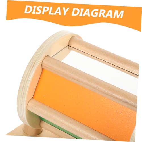 ERINGOGO Montessori Holzspielzeug Textile Trommel Pädagogisches Schlagzeug Fördert Kreativität und Hörentwicklung Kindergarten Lehrmittel für Kleinkinder ERINGOGO Montessori Holzspielzeug Textile Trommel Pädagogisches Schlagzeug Fördert Kreativität und Hörentwicklung Kindergarten Lehrmittel für Kleinkinder von ERINGOGO