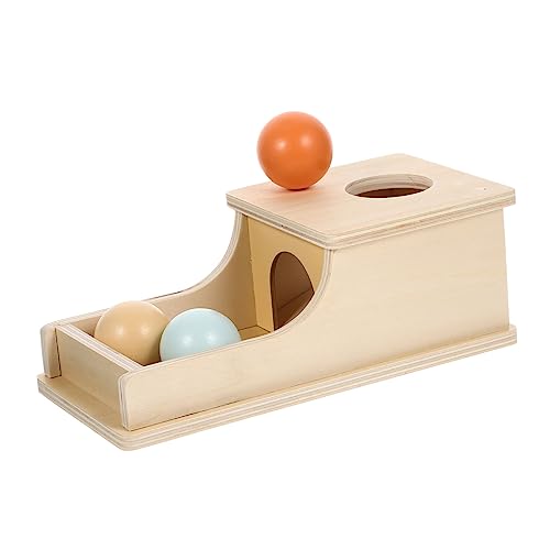 ERINGOGO Münzbox Aus Holz Für Kleinkinder Frühpädagogisches Lernspielzeug Farberkennung Und Feinmotorik Montessori Methode Für Eltern Junge Mädchen Interaktion von ERINGOGO