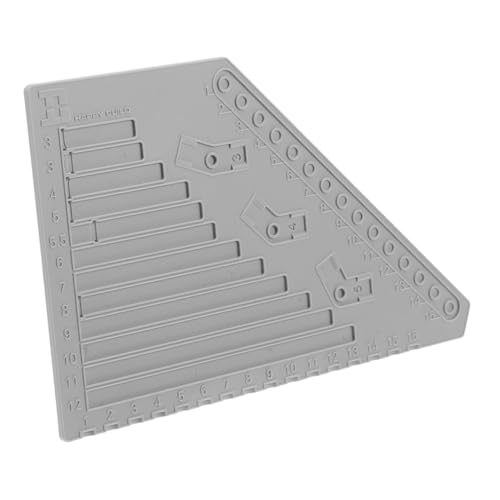 ERINGOGO Multifunktionales Messlineal Kunststoff Präzises Messwerkzeug für Bausteinmontage Kreatives Zubehör für Vielseitigen Blockzusammenbau ERINGOGO Multifunktionales Messlineal Kunststoff Präzises Messwerkzeug für Bausteinmontage Kreatives Zubehör für Vielseitigen Blockzusammenbau von ERINGOGO