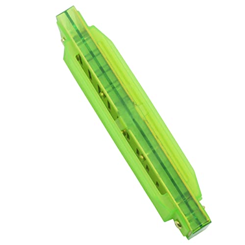 ERINGOGO Mundharmonika Musikinstrumente für Kleinkinder Harmonica Anfängerinstrumente Kid Musical Instrument Kinderharmonika Kleinkindspielzeug Kleine Musikinstrumente Grün von ERINGOGO