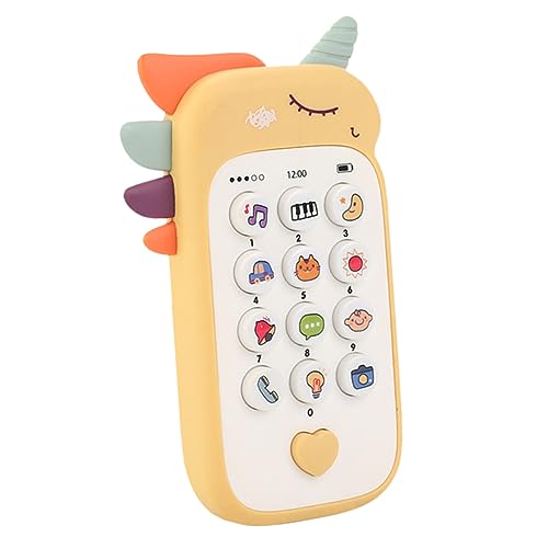 ERINGOGO Musik Kleinkind -Telefonspielzeug -Handy Telefon Kinderspielzeug Babyphone Musikspielzeug für Babyphone Telefon vorgeben Plastik Gelb ERINGOGO Musik Kleinkind -Telefonspielzeug -Handy Telefon Kinderspielzeug Babyphone Musikspielzeug für Babyphone Telefon vorgeben Plastik Gelb von ERINGOGO