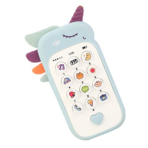 ERINGOGO Musik -telefone Musikalisches Telefon Für -lerntelefon So Tun, Als Telefonieren -Handy Kinderspielzeug Himmelblau Plastik ERINGOGO Musik -telefone Musikalisches Telefon Für -lerntelefon So Tun, Als Telefonieren -Handy Kinderspielzeug Himmelblau Plastik von ERINGOGO