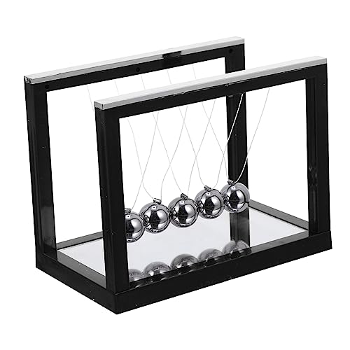 ERINGOGO Cradle Balance Balls Stressabbau Spielzeug Für Büro Und Zuhause Kreatives Pendelspielzeug Zur Demonstration Von Energie Impulserhaltung Hochwertige Acryl Eisenkonstruktion Kleine von ERINGOGO
