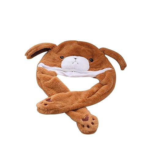 ERINGOGO Niedlicher Bärenhut Mit Beweglichen Ohren Weicher Plüsch Tierhut Für Erwachsene Perfektes Accessoire Für Kostümpartys Fotorequisiten Und Cosplay ERINGOGO Niedlicher Bärenhut Mit Beweglichen Ohren Weicher Plüsch Tierhut Für Erwachsene Perfektes Accessoire Für Kostümpartys Fotorequisiten Und Cosplay von ERINGOGO