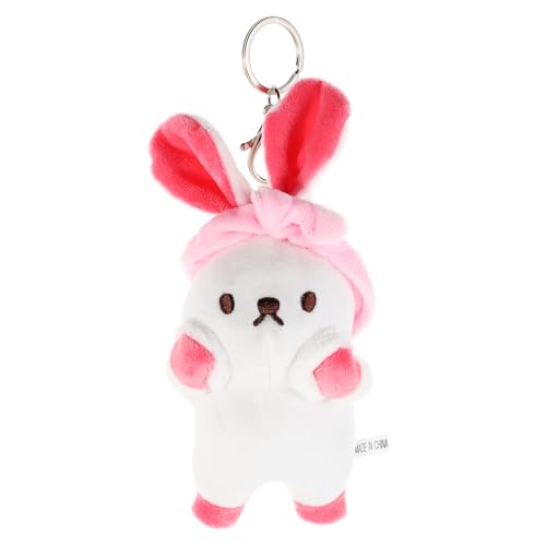 ERINGOGO Niedliches Kaninchen Schlüsselanhänger Plüschspielzeug für Weiches Flauschiges Hasen Pendant für Taschen Kawaii Stofftier Dekoration Schlüsselring ERINGOGO Niedliches Kaninchen Schlüsselanhänger Plüschspielzeug für Weiches Flauschiges Hasen Pendant für Taschen Kawaii Stofftier Dekoration Schlüsselring von ERINGOGO