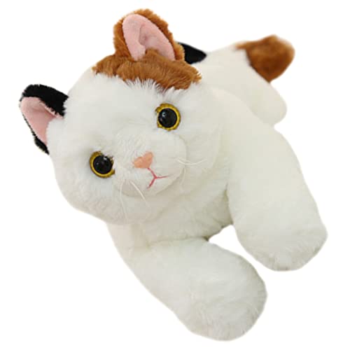 ERINGOGO Niedliches Plüschtier Katze Weiches Farbiges Kuscheltier Komfortables Kindersicheres Stofftier Gefülltes Katzen für Kinderzimmer und Schlafbegleitung ERINGOGO Niedliches Plüschtier Katze Weiches Farbiges Kuscheltier Komfortables Kindersicheres Stofftier Gefülltes Katzen für Kinderzimmer und Schlafbegleitung von ERINGOGO