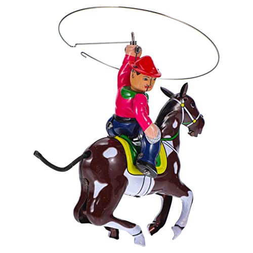 ERINGOGO Nostalgisches Blechspielzeug zum Aufziehen Cowboy Design Lustiges Kreatives Wind Up für Dekorative Figur mit Sicherer Oberfläche für Hand Auge Koordination ERINGOGO Nostalgisches Blechspielzeug zum Aufziehen Cowboy Design Lustiges Kreatives Wind Up für Dekorative Figur mit Sicherer Oberfläche für Hand Auge Koordination von ERINGOGO