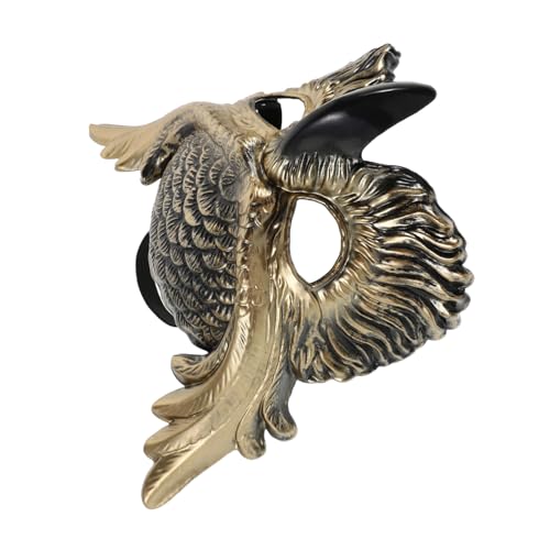 ERINGOGO Owl Halbe Gesicht Tiermaske Leicht Komfortabel Für Halloween Karneval Kostüm Party Erwachsene ERINGOGO Owl Halbe Gesicht Tiermaske Leicht Komfortabel Für Halloween Karneval Kostüm Party Erwachsene von ERINGOGO
