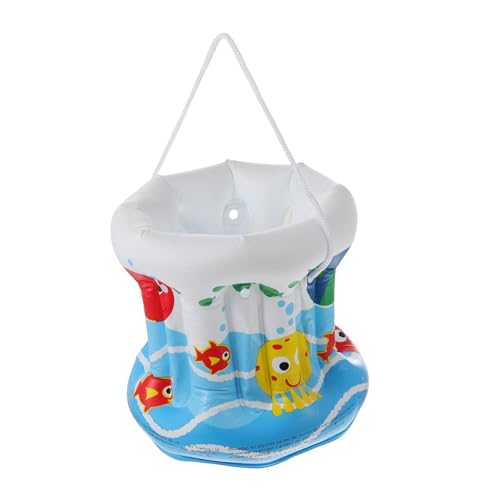 ERINGOGO PVC Aufblasbarer Wassereimer Leicht Strand Sandspielzeug für Langlebig Kleines Gewicht für Strand Garten und Eltern Junge Mädchen Spielspaß von ERINGOGO