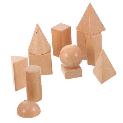 ERINGOGO Pädagogisches Holzspielzeug Geometrische Formen Lernspielzeug für Denken und Feinmotorik Kompaktes Design Platzsparend von ERINGOGO