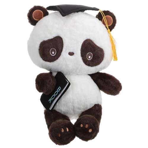 ERINGOGO Panda-Puppe Ausgestopft Tragen Kissenpuppe Gefüllter Panda Panda-verzierung Gefüllte Puppe Panda- Plüsch von ERINGOGO