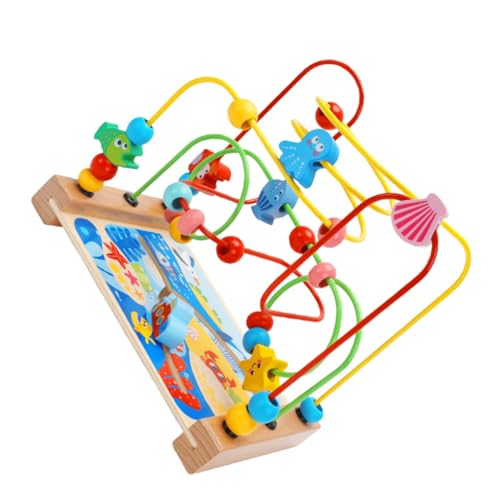 ERINGOGO Perlen Labyrinth Perlenlabyrinth Achterbahn Rund Um Kreis Perlen Frühpädagogisches Kognitives Kindertierperlenspielzeug Kinderspiele Holz ERINGOGO Perlen Labyrinth Perlenlabyrinth Achterbahn Rund Um Kreis Perlen Frühpädagogisches Kognitives Kindertierperlenspielzeug Kinderspiele Holz von ERINGOGO