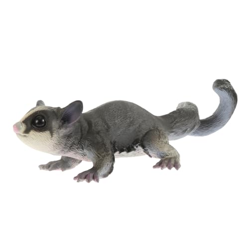 ERINGOGO Petaurus Breviceps Figur Realistisches Imitat für Hochwertige Tierverzierung aus Kunststoff Lernspielzeug zur Tiererkennung Exquisites für Familie und Freunde von ERINGOGO