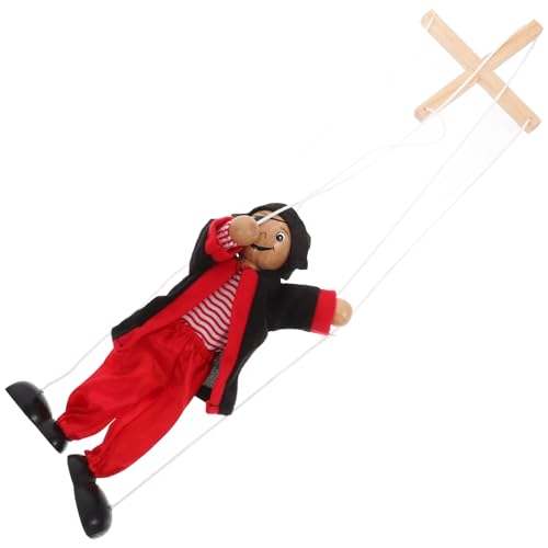 ERINGOGO Piraten Marionette Aus Holz Lustige Streichpuppen Für Bühnenaufführungen Und Interaktive Spiele Eltern ERINGOGO Piraten Marionette Aus Holz Lustige Streichpuppen Für Bühnenaufführungen Und Interaktive Spiele Eltern von ERINGOGO
