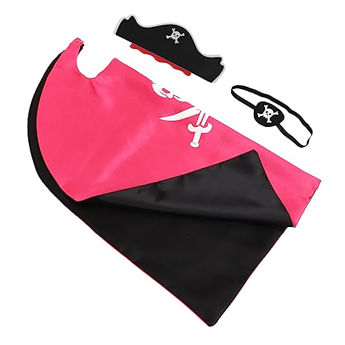 ERINGOGO Piratencape Unisex Halloween Kostüm Cape Rosa Dekoratives Party Accessoire für Piraten Motto Einfach Anzuziehen Atmungsaktiv Geeignet für Mädchen und Jungen ERINGOGO Piratencape Unisex Halloween Kostüm Cape Rosa Dekoratives Party Accessoire für Piraten Motto Einfach Anzuziehen Atmungsaktiv Geeignet für Mädchen und Jungen von ERINGOGO