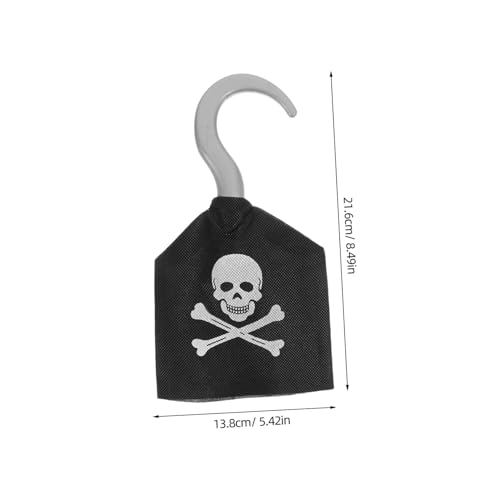 ERINGOGO Piratenhaken aus Kunststoff Ergonomisch für Kleine Hände Sicher und Leicht für Halloween Kostüme Piratenpartys und Fantasievolles Rollenspiel bei Geburtstagsfeiern ERINGOGO Piratenhaken aus Kunststoff Ergonomisch für Kleine Hände Sicher und Leicht für Halloween Kostüme Piratenpartys und Fantasievolles Rollenspiel bei Geburtstagsfeiern von ERINGOGO