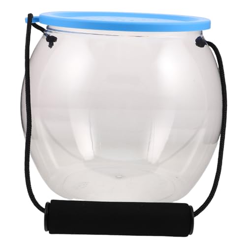 ERINGOGO Plastikfischglas Mit Deckel Tragbares Fischglas Transparenter Angeleimer Runde Blumenvase Goldfischglas Für Meerestiere-beobachtung Für Küstensuche Und Outdoor-aktivitäten ERINGOGO Plastikfischglas Mit Deckel Tragbares Fischglas Transparenter Angeleimer Runde Blumenvase Goldfischglas Für Meerestiere-beobachtung Für Küstensuche Und Outdoor-aktivitäten von ERINGOGO
