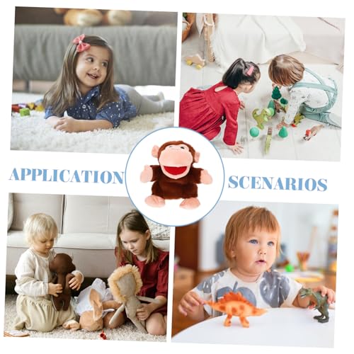 ERINGOGO Plüsch AFFE Handpuppe Handspielzeug Weiche Tierfigur Kuscheltier Für Puppentheater Rollenspiel Vorschule Geburtstagsgeschenk Interaktives Lernspielzeug ERINGOGO Plüsch AFFE Handpuppe Handspielzeug Weiche Tierfigur Kuscheltier Für Puppentheater Rollenspiel Vorschule Geburtstagsgeschenk Interaktives Lernspielzeug von ERINGOGO