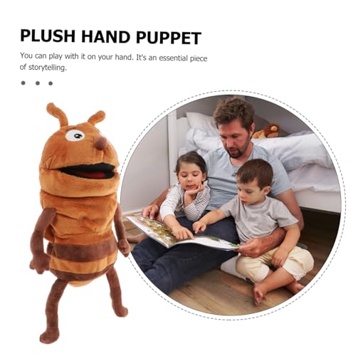 ERINGOGO Plüsch Ameisen Handpuppe Kuscheltier Interaktives Erzählspielzeug für Eltern Junge Mädchen Spiel Kreativität und Kommunikation von ERINGOGO
