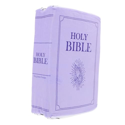 ERINGOGO Plüsch Bibel Kissen Buchform Weiches Kuschelkissen Sofa Dekoration Kleines Plüschtier fürs Zimmer von ERINGOGO