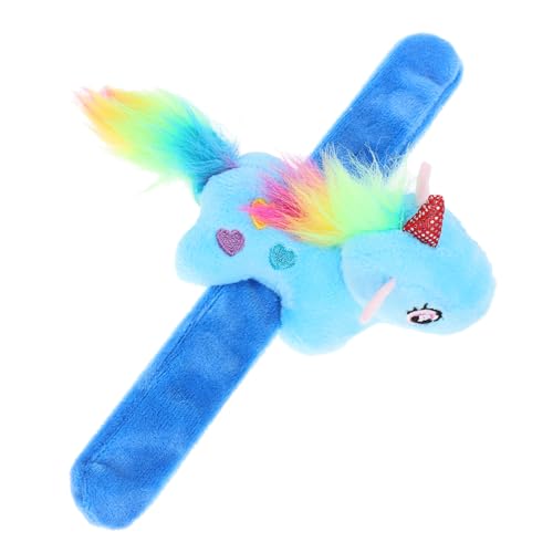ERINGOGO Plüsch Einhorn Slap Armband Verstellbar Kuscheltier Party Mädchen Geburtstag mit Weichem Material Niedliches Tierarmband ERINGOGO Plüsch Einhorn Slap Armband Verstellbar Kuscheltier Party Mädchen Geburtstag mit Weichem Material Niedliches Tierarmband von ERINGOGO