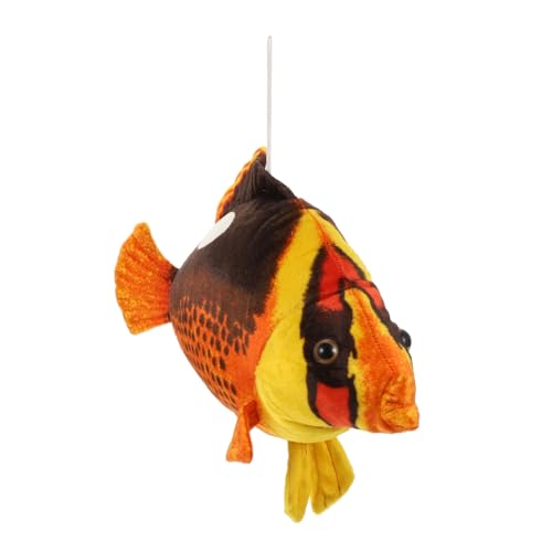 ERINGOGO Plüsch Fischspielzeug Für Junge Mädchen Kuschelfisch Kissen Für Innenräume Perfektes Für Bett Und Sofa Umarmbar Und Freundlich von ERINGOGO