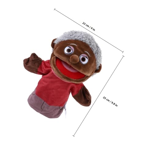 ERINGOGO Plüsch Handpuppe Familienmitglied Cartoon Handpuppe zum Geschichtenerzählen Pädagogisches für Kreativität Sprachentwicklung Bequemes Tragen von ERINGOGO