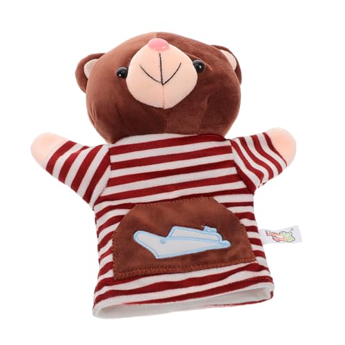 ERINGOGO Plüsch Handpuppe Tiermotiv Kuscheltier Handspielpuppe für Eltern Junge Mädchen Interaktion Storytelling Requisit Niedliches Cartoon Design für Vorschule und Klassenzimmer Bühne von ERINGOGO