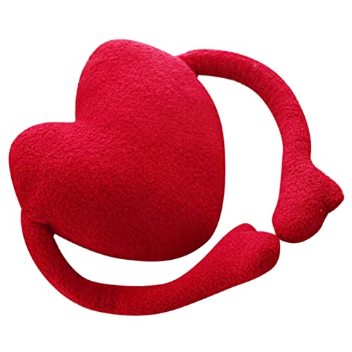ERINGOGO Cute Heart Plush Pillow Herz-Kissen Plüsch Komfortabler Schlafbegleiter Als Deko Für Schlafzimmer Valentinstag ERINGOGO Cute Heart Plush Pillow Herz-Kissen Plüsch Komfortabler Schlafbegleiter Als Deko Für Schlafzimmer Valentinstag von ERINGOGO