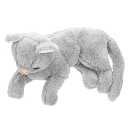 ERINGOGO Plüsch Kätzchen Kuscheltier Weiches Stofftier als Deko für Wohnzimmer Schlafzimmer Flauschiges Kätzchen für Wohnungskatzen Niedliches Tier Ornament für Zuhause und Party von ERINGOGO