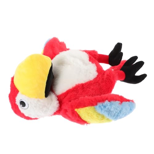 ERINGOGO Plüsch Papagei Handpuppe Interaktive Vogel Handpuppe Für Lustiges Plüschvogelspielzeug Zum Geschichtenerzählen Einzigartiges Tier Für Kreative Abenteuer von ERINGOGO