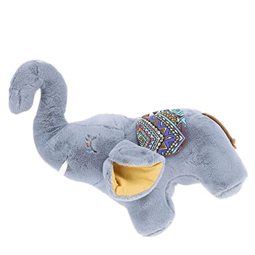 ERINGOGO Plüschpuppe Tiere Für Babys Elefant Plüschtier Großer Ausgestopfter Elefant Plüschtier Elefant Säugling Elefant Stofftier Riesiger Ausgestopfter Elefant Pp Baumwolle Grau von ERINGOGO
