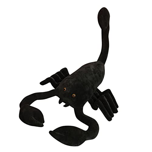 ERINGOGO Plüschtiere für Mädchen Plüschpuppen für Mädchen gefüllter Skorpionplüsch Kuscheltiere für Erwachsene Plüschtier Kuscheltiere für Mädchen 10-12 PP Baumwolle Black von ERINGOGO